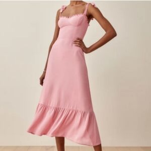 Reformation Pink Nikita Dress (Vintage Red)
